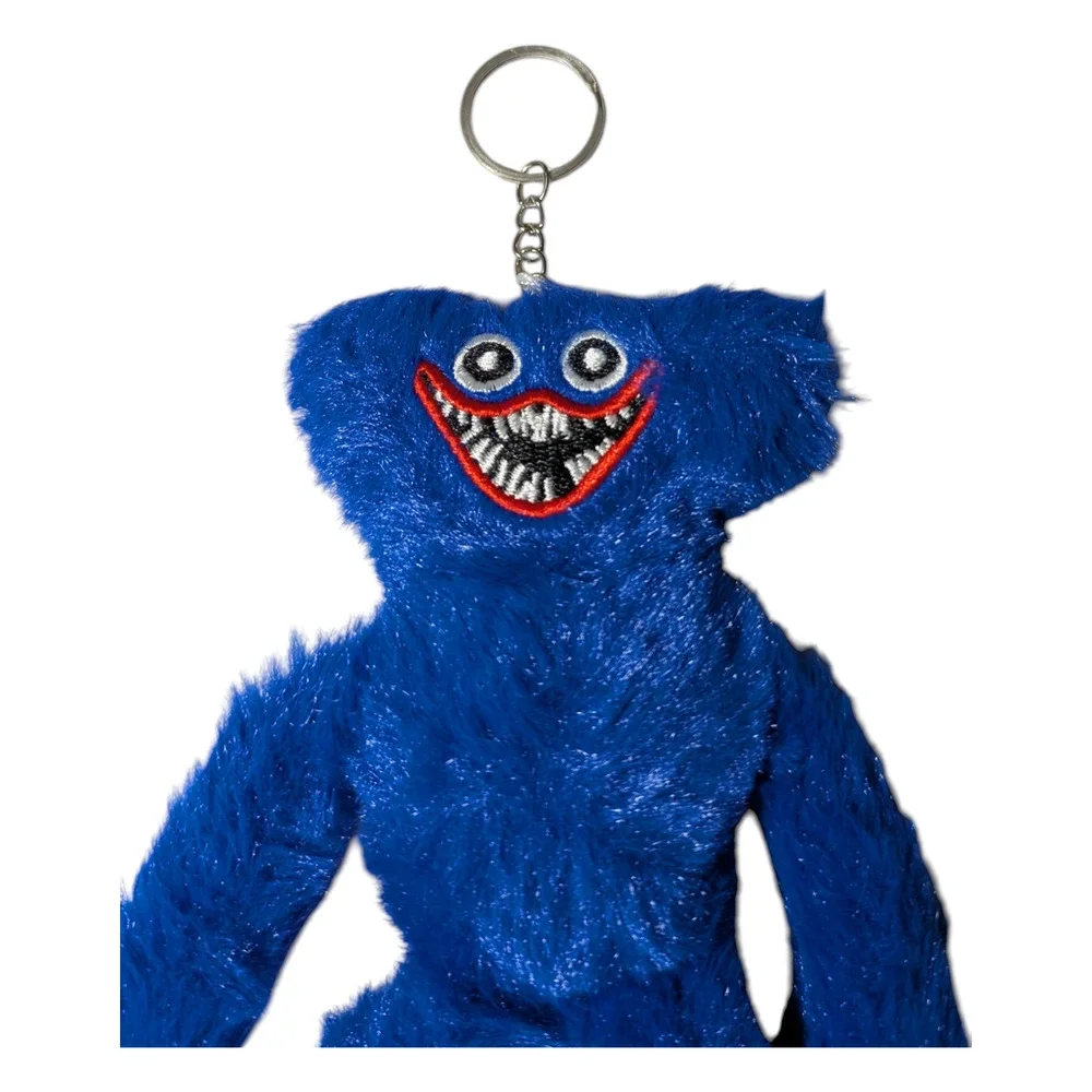 Huggy Wuggy - Blue Fuzzy - Keychain Brand New Kids Toys Collector About 8 Inch